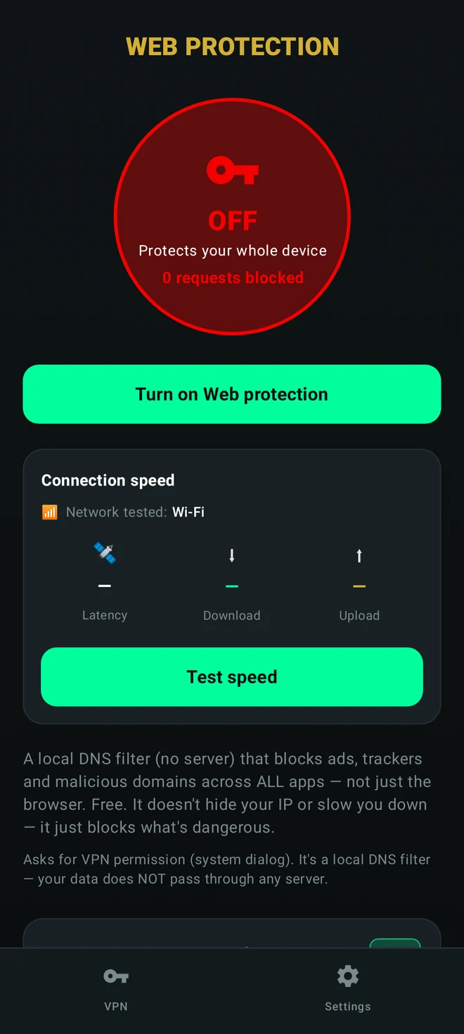 VPNZONE — Threat Protection